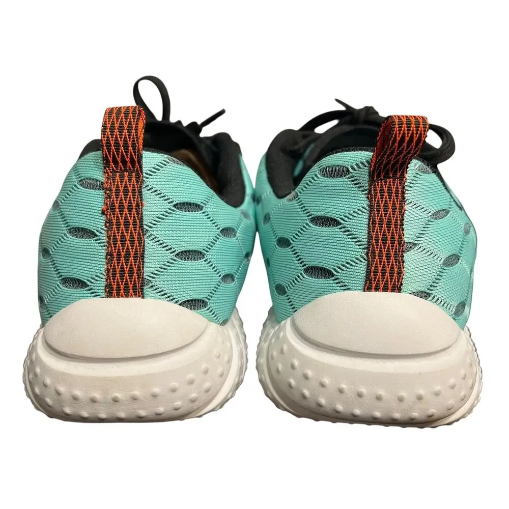 Aleader Lite Sports Sneakers Women's Sz 8.5 Blue Geometric Athletic Shoes Runner